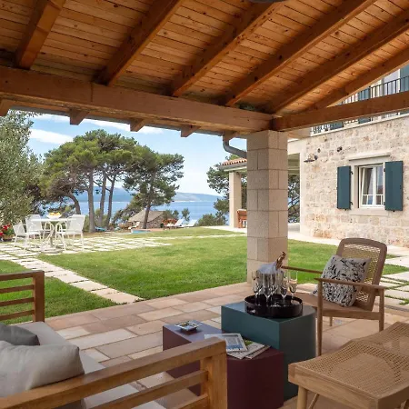 Beachfront Oasis: Elegant Brac Retreat With Sea Views